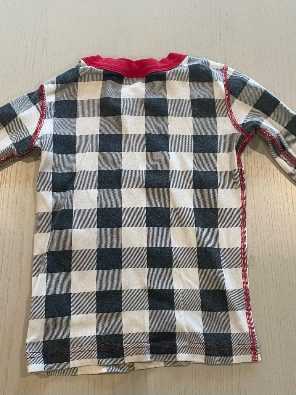 Hanna Andersson HannaJams Long John Pajama Set Buffalo Plaid - Size 5 110